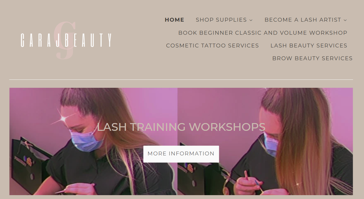 CARA J Beauty Beenleigh Lash Training