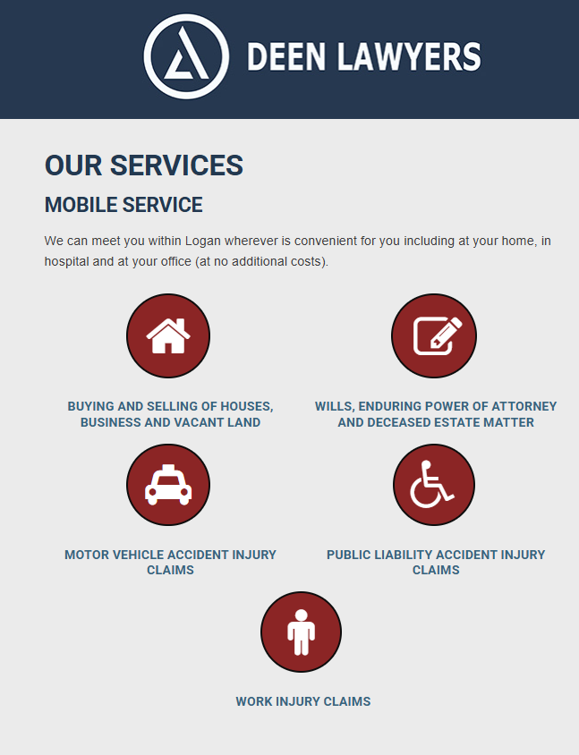 Deen Lawyers Loganlea Services
