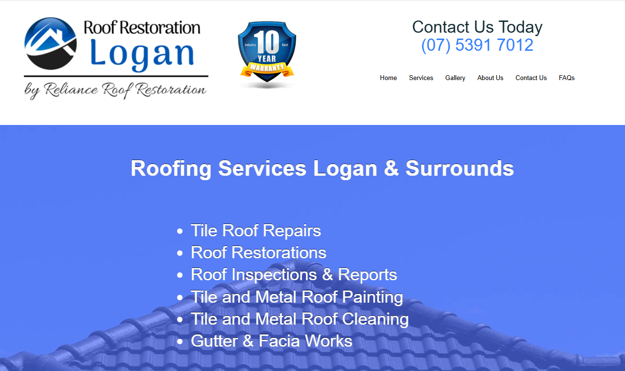 Roof Restoration Logan and Beenleigh